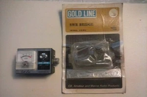 VINTAGE  GOLD LINE MODEL 1138 IN-LINE S W R  BRIDGE  100 WATTS 3-33 MHz  NOS - Picture 1 of 2