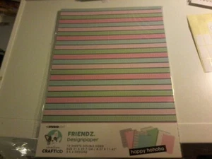 PACKAGE FRIENDZ DESIGNPAPER FOR SCRAPBOOKING HAPPY HOHOHO (C) - Picture 1 of 2