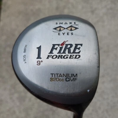 Snake Eyes Ti 320cc CMF Fire Forged 1 Wood Driver 9° RH Graphite 105mph - Image 1 of 4