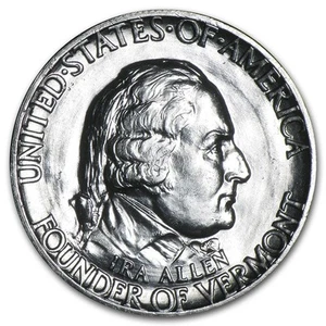 1927 Vermont Half Dollar Commem BU - Picture 1 of 2