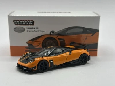 1/64 NEW Tarmac Works Pagani Huayra BC Arancio Saint Tropez T64G-TL014