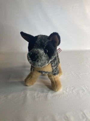 8" 20CM CLANGER AUSTRALIAN CATTLE DOG PLUSH STUFFED ANIMAL BY DOUGLAS TOYS - Image 1 of 4