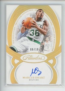 MARCUS SMART AUTO/10 2024-25 PANINI IMPECABLE BORRADOR GEMA FIRMA AUTÓGRAFO DORADO - Imagen 1 de 2