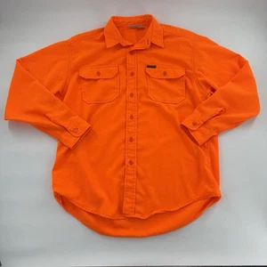 Woolrich Utility Hi-Viz Button Down Hemd Herren Large Orange Jagd Schießen - Bild 1 von 11