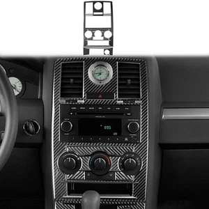 For Chrysler 300 08-10 Real Carbon Fiber Control Console Panel Dashboard Trim 7X - Picture 1 of 11