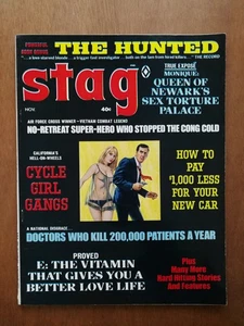 Vintage Stag Men's Adventure Pulp Magazine November 1967 Great Condition - Picture 1 of 2