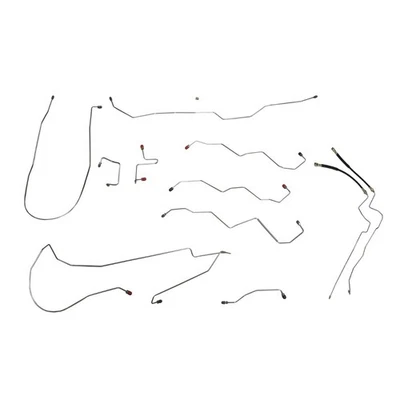 Комплект тормозной магистрали полноприводные трубы ABS 2002-03 Dodge Durango нержавеющая сталь 10 шт. - Изображение 1 из 4