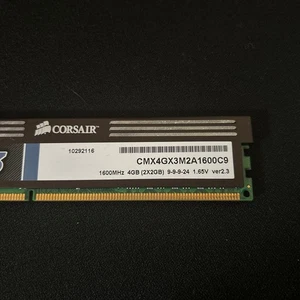 Corsair CMX4GX3M2A1600C9 DDR3 4GB (2x2GB) 1600MHz RAM Kit Tested - Picture 1 of 4