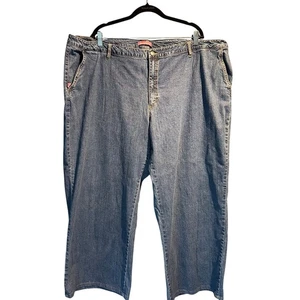 Woman Within Jeans Denim Size 30W Modern Fit Ankle Length Wide Leg Fall Everyday - Picture 1 of 11
