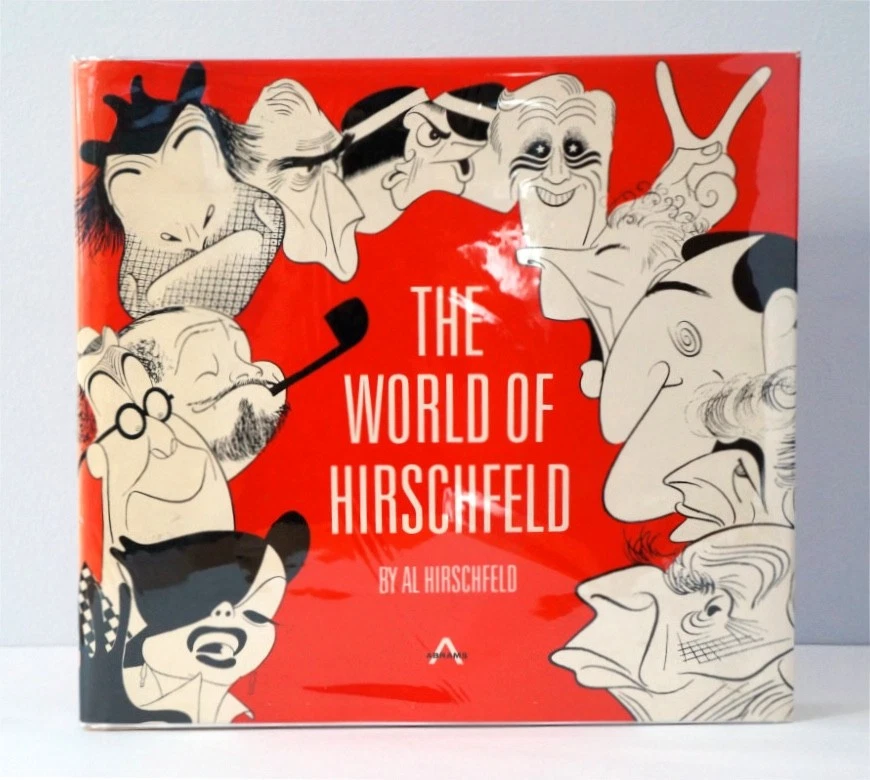 The World of Hirschfeld by Al Hirschfeld 1970 1st Edition Hardcover - Image 1 of 4
