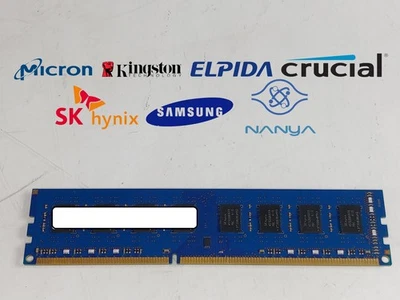 Lot of 10 Major Brand 4 GB PC3-12800 (DDR3-1600) 2Rx8 DDR3 Desktop RAM - Image 1 of 4