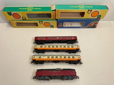 DDR Eisenbahn TT Zeuke Diesellok T679 mit Personenwaggons in OVP - Bild 1 von 4