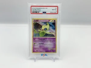 Celebi 3/102 - 2010 - HeartGold & SoulSilver Triumphant - Holo PSA 8 - Picture 1 of 2