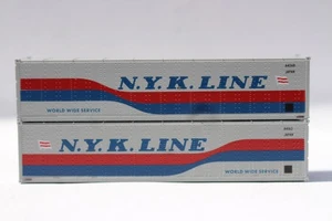 JTC Model Trains 405695 N NYK Line 40' Smooth-Side Containers (Set of 2) - Picture 1 of 1