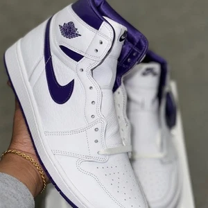 Jordan 1 Retro High Court Purple (Women's) Sz 12W/10.5M - Picture 1 of 4