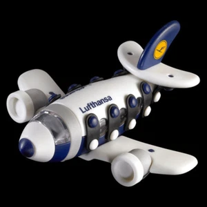 Lufthansa Jet zum Zusammenbauen - 12,5x13x7 cm Mic O Mic - Bild 1 von 1