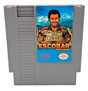 MAGNET Pablo Escobar Medellin Narcos 1980s NES Nintendo Cartridge Parody Gift - Picture 1 of 4