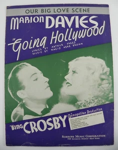Partituras vintage 1933 "Our Big Love Scene" ~ Bing Crosby ~ Marion Davies - Imagen 1 de 2