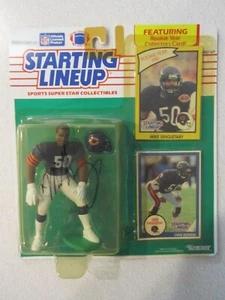 Mike Singletary Chicago Bears Signed Autographed 1990 Starting Lineup Figure SLU - Picture 1 of 11