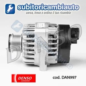 DAN997 ALTERNATORE DENSO 120A 12V 500 IDEA PUNTO EVO FIORINO QUBO DOBLO MUSA 1.3 - Foto 1 di 5