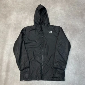 The North Face Reversible Jacket Kids Large Fleece Full Zip Hiking Coat, Black - Picture 1 of 10