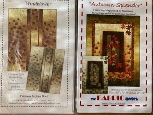 AUTUMN SPLENDOR AND WINBLOWN QUILT PATTERNS - Picture 1 of 1