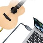USB Stecker USB Gitarrenkabel 6,35 mm Gitarre Verbindungsleitung E-Gitarre