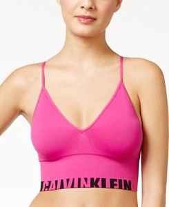 Calvin Klein QF1567 Unlined Longline Multi-Way Bralette - Pink, XS #7796 - Picture 1 of 3