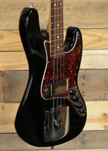 Fender Active Jazz 4-String Bass Black w/ Gigbag "Excellent Condition"