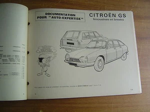 REVUE TECHNIQUE auto expertise CITROËN GS limousines et breaks - Imagen 1 de 1