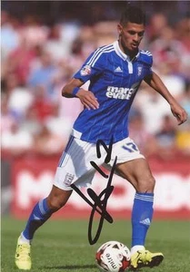 IPSWICH: KEVIN BRU SIGNED 6x4 ACTION PHOTO + COA - Bild 1 von 1