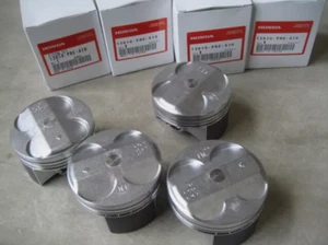 HONDA Genuine PISTON SET A STANDARD BORE ×4 13010-PRC-010 x4 - Picture 1 of 2