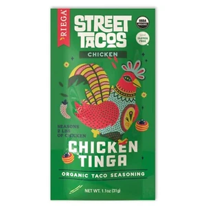 Riega Organic Chicken Tinga Street Taco Seasoning 1.1 oz. Packet Mix Authentic - Picture 1 of 7
