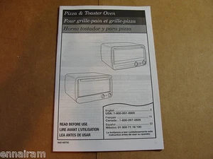 Hamilton Beach Proctor Silex Owner's Manual Pizza & Toaster Oven 31120, 31125 - Picture 1 of 1