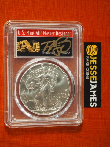 2020 (P) SILVER EAGLE PCGS MS70 FDI CLEVELAND STRUCK AT PHILADELPHIA ARROWS Cover