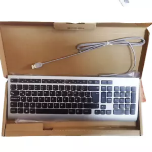 Latin Spanish layout silver USB wired keyboard for Lenovo SK-8823 - Picture 1 of 6