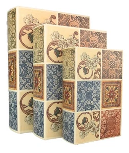 NUEVO - Caja de Libros Antiguos de Madera, Juego de 3 - Almacenamiento - Kensington - ¡ENVÍO GRATUITO!¡! - Imagen 1 de 1