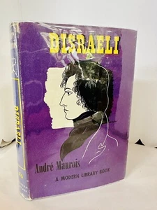 Disraeli by Andre Maurois 1955 Modern Library hardcover w/ dj - Picture 1 of 10