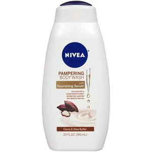 NIVEA Jabón Corporal Mimador de Cacao y Manteca de Karité con Suero Nutritivo, 20 Fl Oz - Imagen 1 de 10