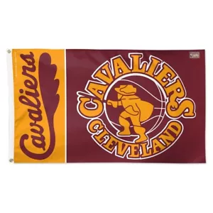 CLEVELAND CAVALIERS HARDWOOD CLASSICS 3'X5' DELUXE FLAG NEW WINCRAFT 👀 - Picture 1 of 1