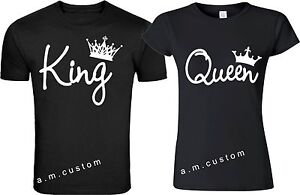 King OR Queen matching funny cute T-Shirt