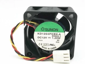 SUNON KD1204PKBX-A 4020 12V 1.20W 4CM 3pin dual ball cooling fan - Picture 1 of 3