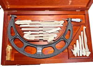 Starret Micrometer Caliper no. 224 MG - RL Set G - 6"-12" - Picture 1 of 14