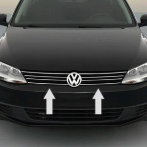 CHROME GRILLE GRILL TRIM For VOLKSWAGEN JETTA 11 12 13 14 15 - Picture 1 of 4