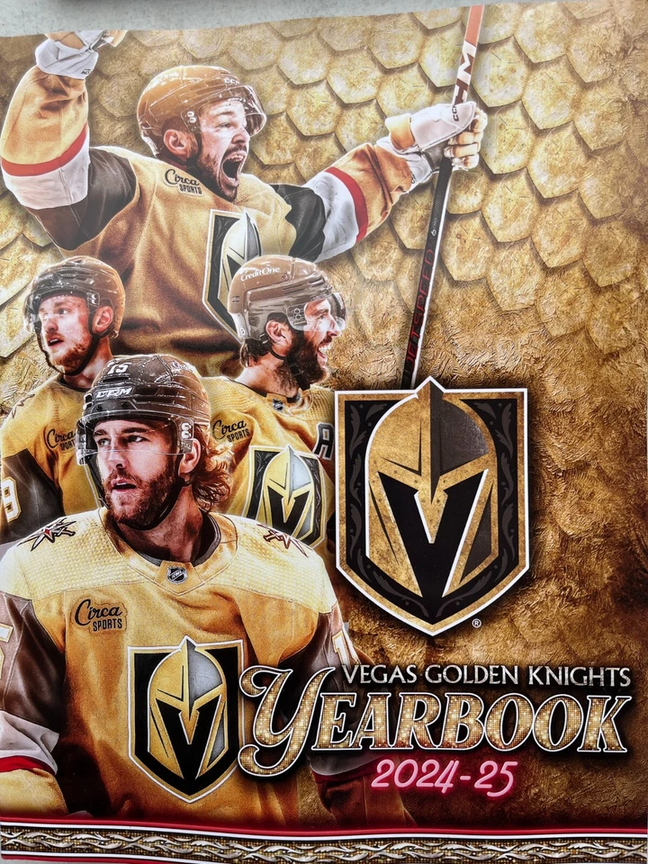 2024 2025 LAS VEGAS GOLDEN KNIGHTS YEARBOOK HOCKEY STANLEY CUP FINAL CHAMPIONS - Image 1 of 1