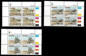 Namibia (former SWA) 1990 Sights of Namibia Full set of 3 MNH blocks - Picture 1 of 1
