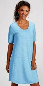 NEU MIT ETIKETT NEU FRISCHE PRODUKTE Nadelstreifen MIKA KLEID BAYSIDE BLAU GRÖSSE S M L $ 75 - Bild 1 von 5