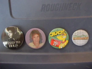 Movie Promo Pins 4: ALL OF ME (3D), Brewster's Millions, Hard to Hold, GC Crunch - Picture 1 of 7