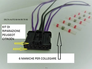 Kit Di Riparazione Per Portalampada Peugeot 206/207/307/308 Nuovo Completa - Bild 1 von 4