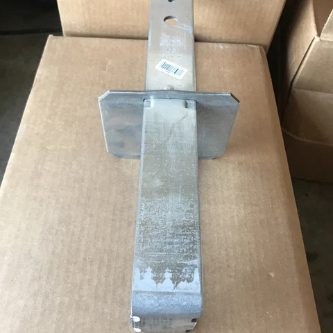1x New Simpson Strong-Tie CB46 7 ga. Galvanized Steel Column Base Kit 4 x 6 in Cover